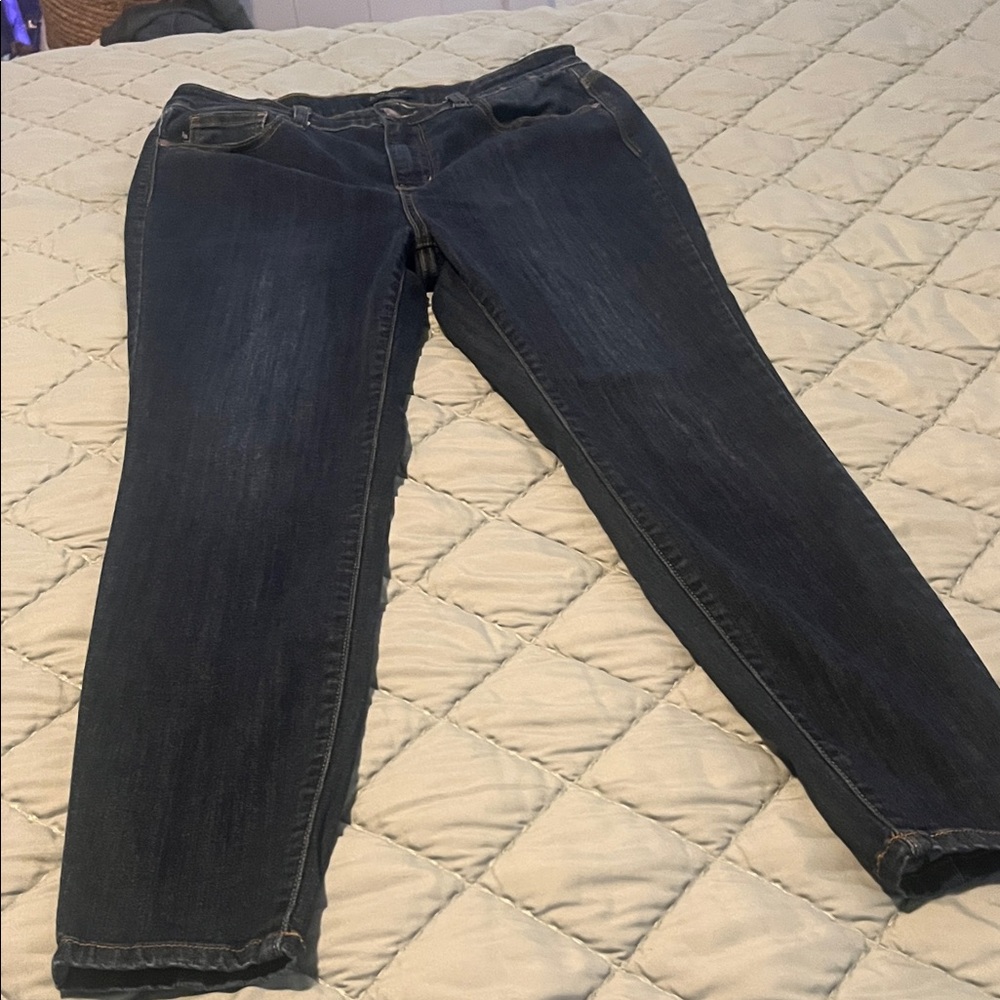 Judy Blue Dark Indigo Straight Leg Jeans - Picture 4 of 8